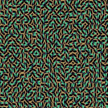  Soyut Çin sanatının yansımaları the Grid şekilleri Psikedelik Rorschach ifadesini algılar.