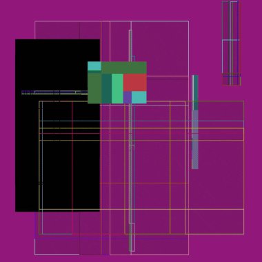 soyut arkaplan, renkli geometrik şekiller.