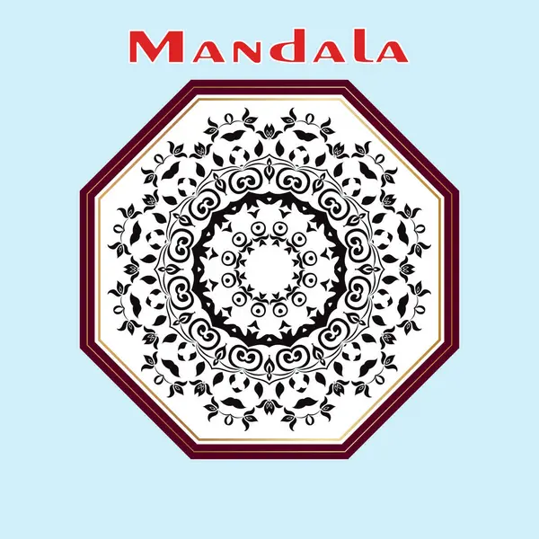 Mandala dekoratif süs tasarım.