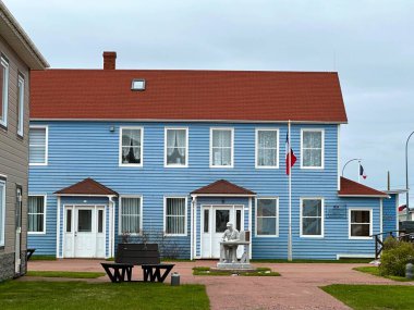 Miquelon, island of Saint-Pierre and Miquelon in France, a french island of North America also called the Saint-Pierre-et-Miquelon in french. clipart