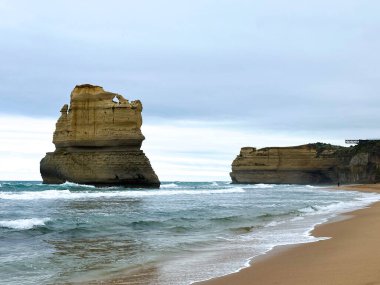 Twelve Apostles Rock Formation Along the Scenic Great Ocean Road, near of Melbourne in Australia clipart