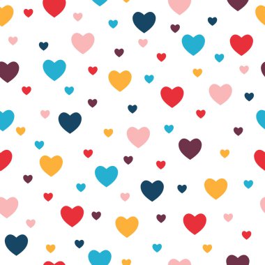 Basit ve şirin, pürüzsüz kalp deseni.