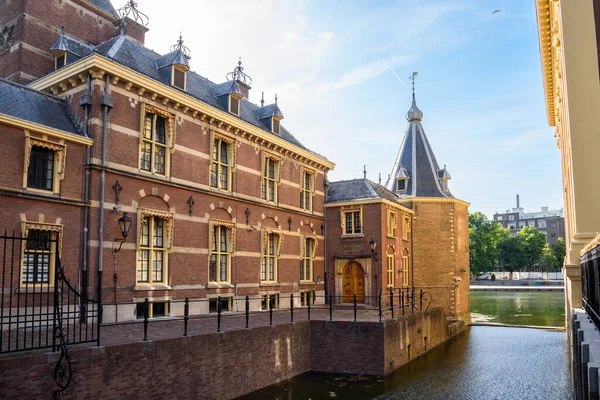 Historischer Binnenhof Palast Haager Stadtzentrum Einem Sonnigen Sommertag Niederlande — Stockfoto