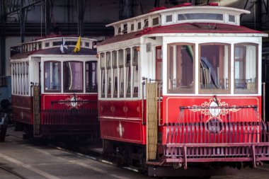 Lizbon, Portekiz 'deki eski tramvay