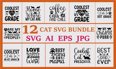 Cat Lover Svg Paketi