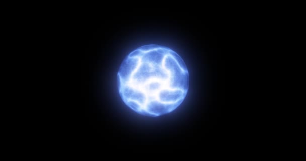 Абстрактний Blue Star Energy Orb Looped — стокове відео