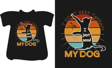 Cat t-shirt tipografi tasarımı