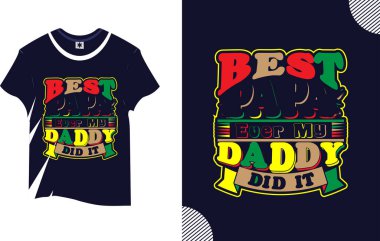 Baba günü tişört tasarımları. 