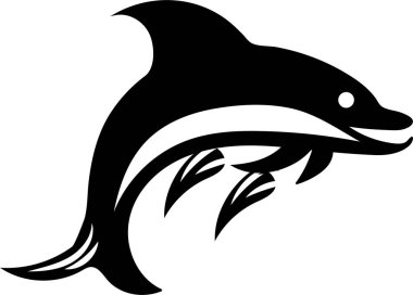 Balık koleksiyonu siluet vektör modu tasarımı 