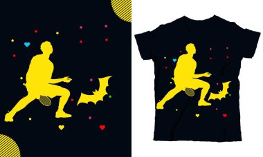 Badminton oyuncusu vektör düz siluet koleksiyonu badminton, spor siluetleri