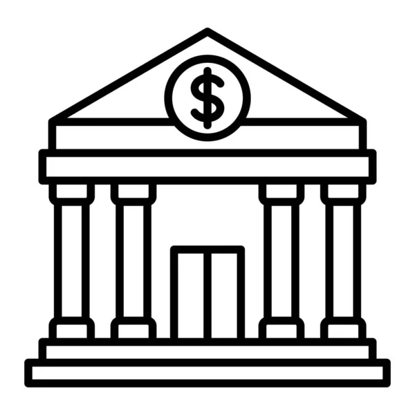 Icona Del Vettore Bancario Può Essere Utilizzato Stampa Applicazioni Mobili — Vettoriale Stock