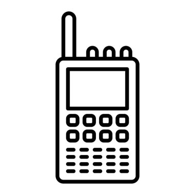 Telsiz Telsiz vektör simgesi. Yazdırma, mobil ve web uygulamaları için kullanılabilir.