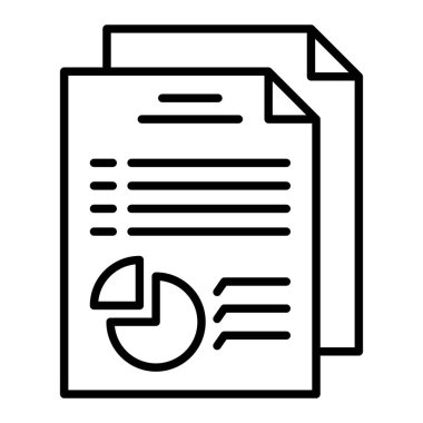 Pazar Araştırması vektör simgesi. Yazdırma, mobil ve web uygulamaları için kullanılabilir.