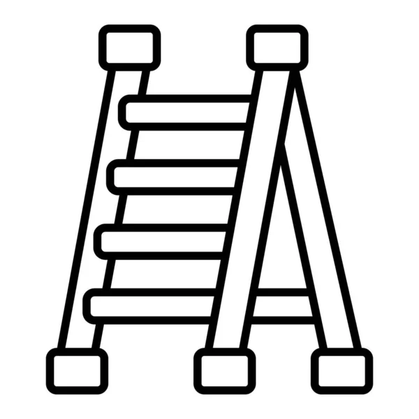 Ícone Vetor Escada Pode Ser Usado Para Impressão Aplicações Móveis — Vetor de Stock