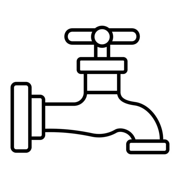 Faucet Vector Icon Can Used Printing Mobile Web Applications — Stock Vector