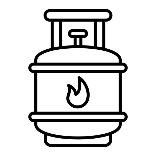 Gas Cylinder Vector Icon Can Used Printing Mobile Web Applications — Stock Vector