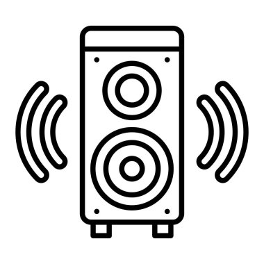 Sözcü vektör simgesi. Yazdırma, mobil ve web uygulamaları için kullanılabilir.