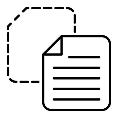 Vektör simgesini kes. Yazdırma, mobil ve web uygulamaları için kullanılabilir.