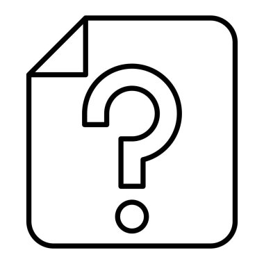 Faq vektör simgesi. Yazdırma, mobil ve web uygulamaları için kullanılabilir.