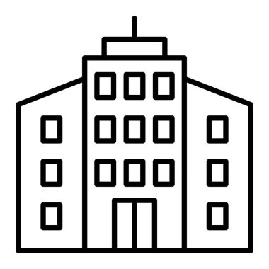 Şirket vektör simgesi. Yazdırma, mobil ve web uygulamaları için kullanılabilir.