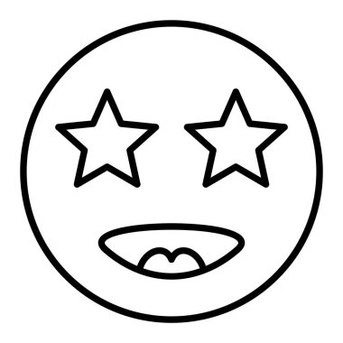 Yıldız vektör simgesi. Yazdırma, mobil ve web uygulamaları için kullanılabilir.