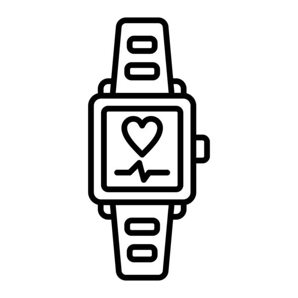 Smartwatch Vektor Symbol Einsetzbar Für Druck Mobile Anwendungen Und Web — Stockvektor