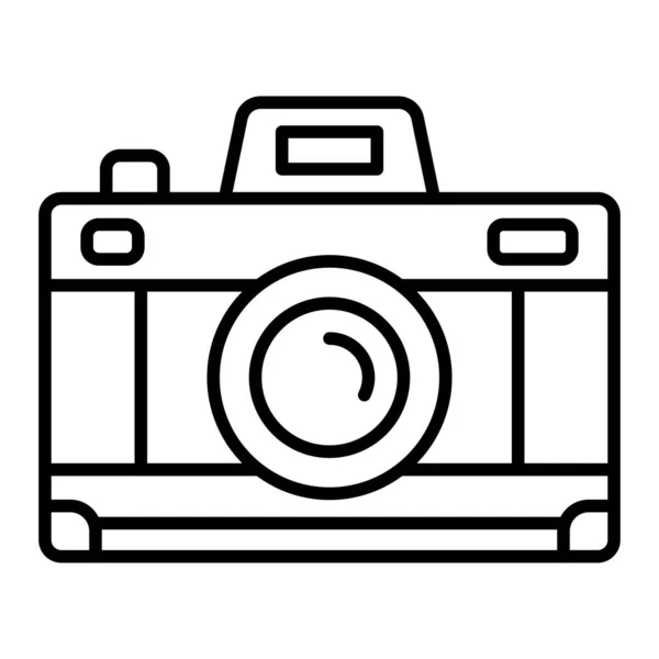 Kamera Vektör Simgesi Yazdırma Mobil Web Uygulamaları Için Kullanılabilir — Stok Vektör