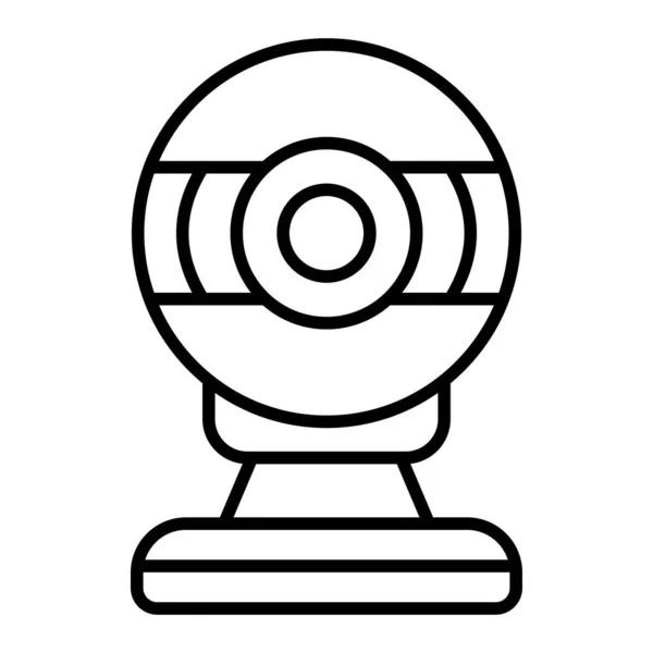 Icona Vettoriale Webcam Può Essere Utilizzato Stampa Applicazioni Mobili Web — Vettoriale Stock