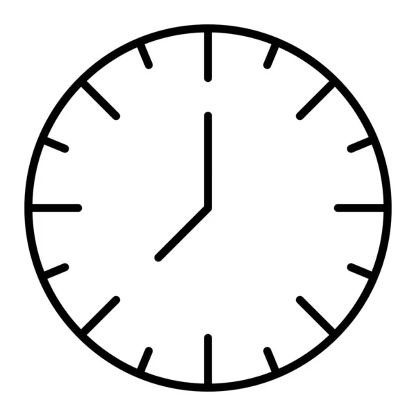 Icône Vectorielle Horloge Peut Être Utilisé Pour Impression Les Applications — Image vectorielle