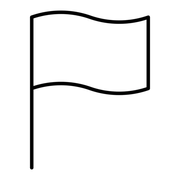 Icono Vector Bandera Puede Utilizar Para Aplicaciones Impresión Móviles Web — Vector de stock