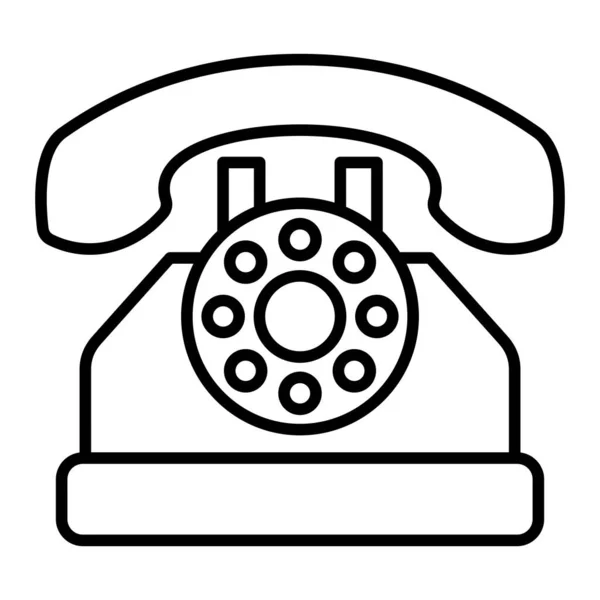 Значок Вектора Телефона Использоваться Печати Мобильных Веб Приложений — стоковый вектор