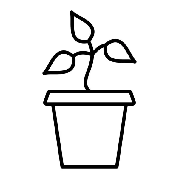 Pflanzenvektorsymbol Einsetzbar Für Druck Mobile Anwendungen Und Web Anwendungen — Stockvektor