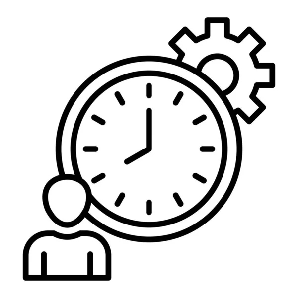 Ícone Vetor Gerenciamento Tempo Pode Ser Usado Para Impressão Aplicações —  Vetores de Stock