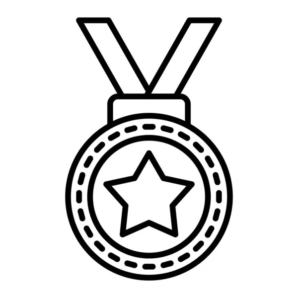 Ikona Wektora Medalu Może Być Stosowany Drukowania Aplikacji Mobilnych Webowych — Wektor stockowy