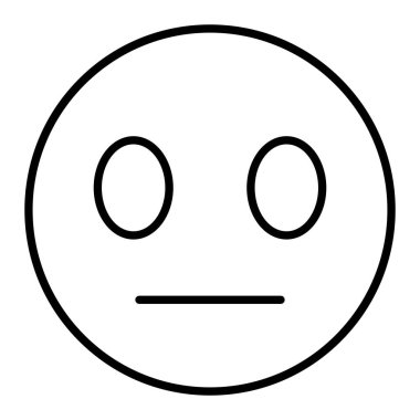 Nötr vektör simgesi. Yazdırma, mobil ve web uygulamaları için kullanılabilir.