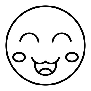 Şirin vektör simgesi. Yazdırma, mobil ve web uygulamaları için kullanılabilir.