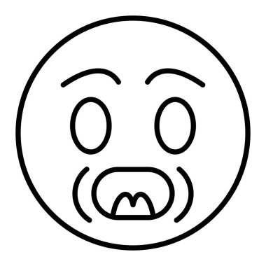 Bağıran vektör ikonu. Yazdırma, mobil ve web uygulamaları için kullanılabilir.