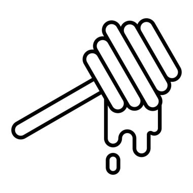 Honey Dip vektör simgesi. Yazdırma, mobil ve web uygulamaları için kullanılabilir.