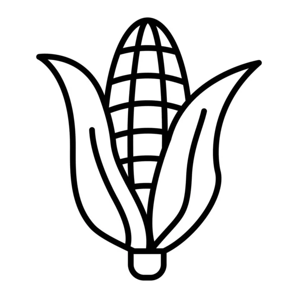 Кукурудзяний Вектор Значок Може Використовуватися Друку Мобільних Веб Додатків — стоковий вектор