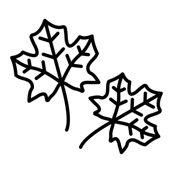 Maple Leaf Vektorsymbol Einsetzbar Für Druck Mobile Anwendungen Und Web — Stockvektor