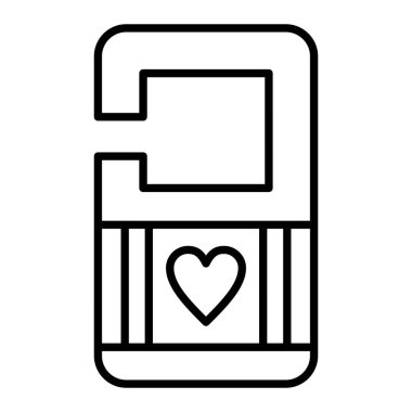 Kapı tokmağı işaret vektör simgesi. Yazdırma, mobil ve web uygulamaları için kullanılabilir.