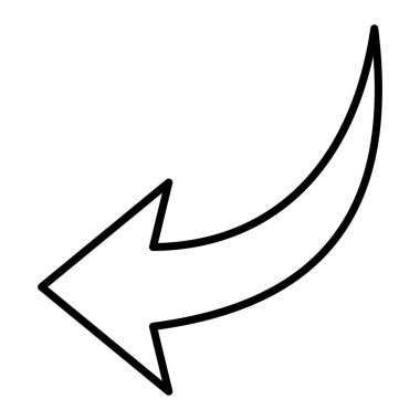 Sol vektör simgesinden aşağı. Yazdırma, mobil ve web uygulamaları için kullanılabilir.