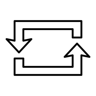 Dikdörtgen vektör simgesi. Yazdırma, mobil ve web uygulamaları için kullanılabilir.