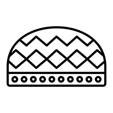 Şapka vektör simgesi. Yazdırma, mobil ve web uygulamaları için kullanılabilir.