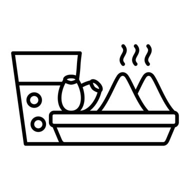 İftar vektör simgesi. Yazdırma, mobil ve web uygulamaları için kullanılabilir.