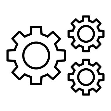 Vektör simgesi ayarlanıyor. Yazdırma, mobil ve web uygulamaları için kullanılabilir.