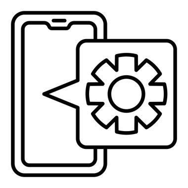 Vektör simgesi ayarlanıyor. Yazdırma, mobil ve web uygulamaları için kullanılabilir.