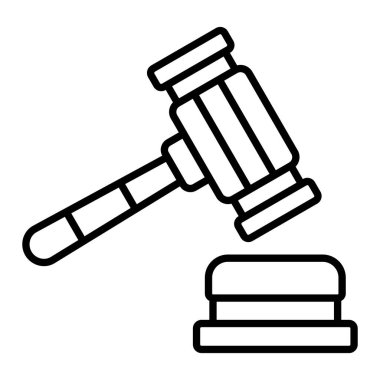 Hukuk vektör simgesi. Yazdırma, mobil ve web uygulamaları için kullanılabilir.