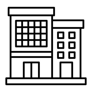 Ofis vektör simgesi. Yazdırma, mobil ve web uygulamaları için kullanılabilir.