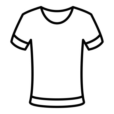 Tshirt vektör simgesi. Yazdırma, mobil ve web uygulamaları için kullanılabilir.